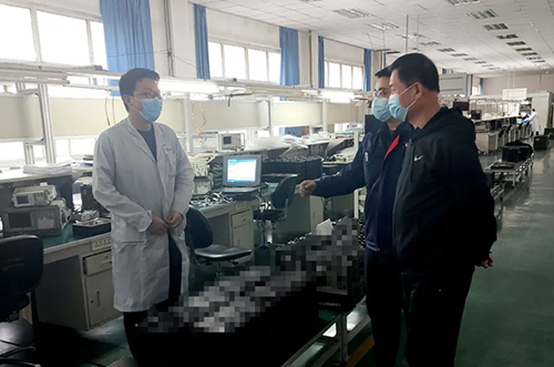 公司领导深入一线检查指导疫情防控工作和重点项目开展情况